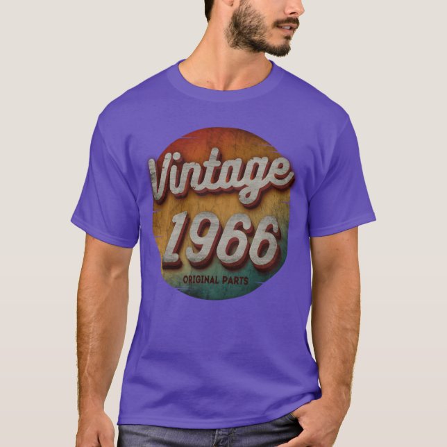 VINTAGE 1966 ORIGINAL PARTS family T-Shirt (Front)