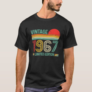 Vintage 1967 55th Birthday Decorations Men Women T-Shirt