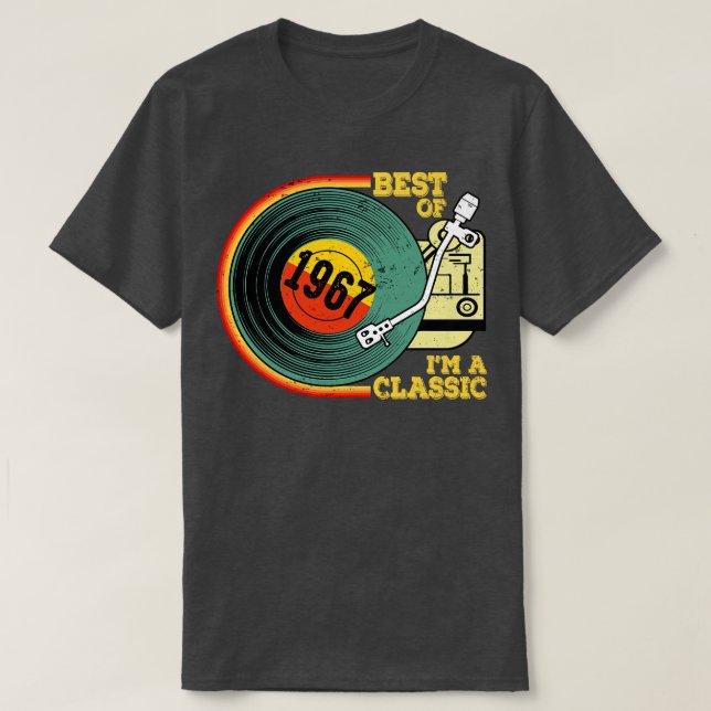 Vintage 1967 Birthday Shirt Im Classic Birthday Sh (Design Front)