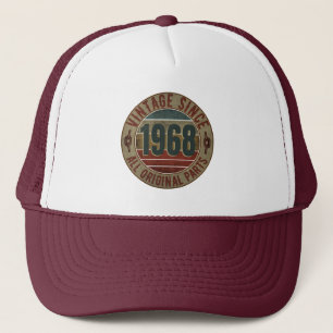 VINTAGE 1968 BIRTHDAY GIFT TRUCKER HAT