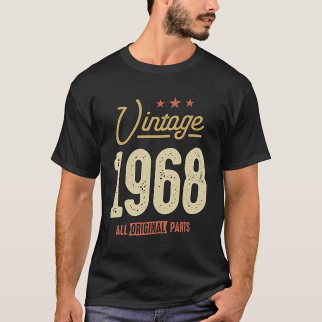 Vintage 1968 - Celebrating 55 Years! T-Shirt (Front)