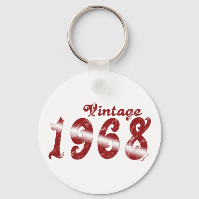 Vintage 1968 Keychain (Front)