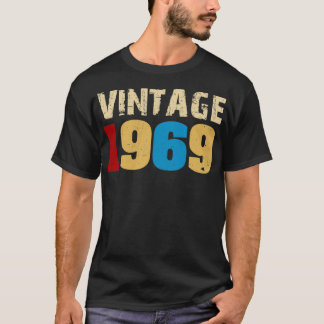 Vintage 1969 50th Birthday Gift For Men T-Shirt