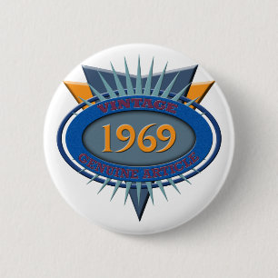 Vintage 1969 6 cm round badge