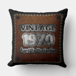 Vintage 1970 - Aged To Perfection Cushion