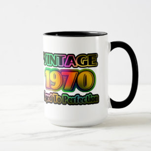 Vintage 1970 - Aged To Perfection Mug
