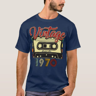 Vintage 1970 Greatest Hits Cassette Tape T-Shirt