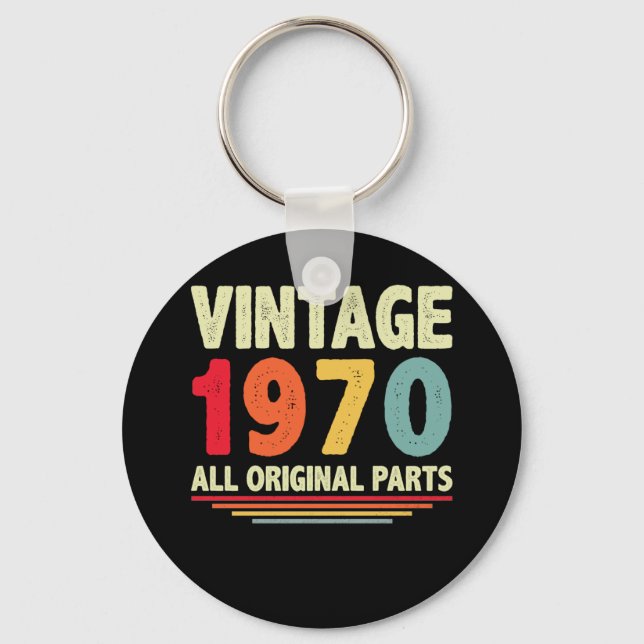 Vintage 1970 key ring (Front)