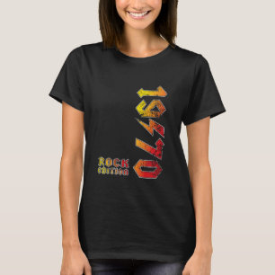 Vintage 1970 Rock Edition Retro Music Lovers Gift T-Shirt