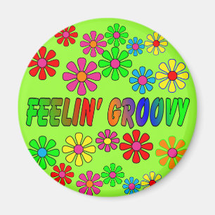 Vintage 1970's "Feelin' Groovy" gifts Magnet