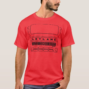 Vintage 1970s Leyland Boxer truck outline graphic T-Shirt