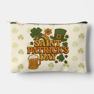 Vintage 1970s Saint Patrick's day Accessory Pouch
