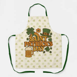 Vintage 1970s Saint Patrick's day  Apron