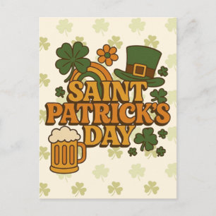 Vintage 1970s Saint Patrick's day Postcard