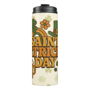 Vintage 1970s Saint Patrick's day Thermal Tumbler
