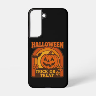 Vintage 1970s Trick or Treat Halloween Samsung Galaxy Case
