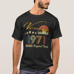 Vintage 1971 50th Birthday 50 Years Old T-Shirt
