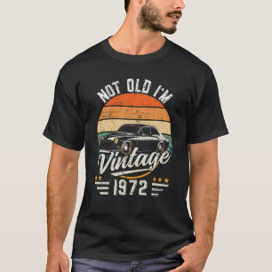 Vintage 1971 Classic Car 50 Years Old 50Th Birthda T-Shirt