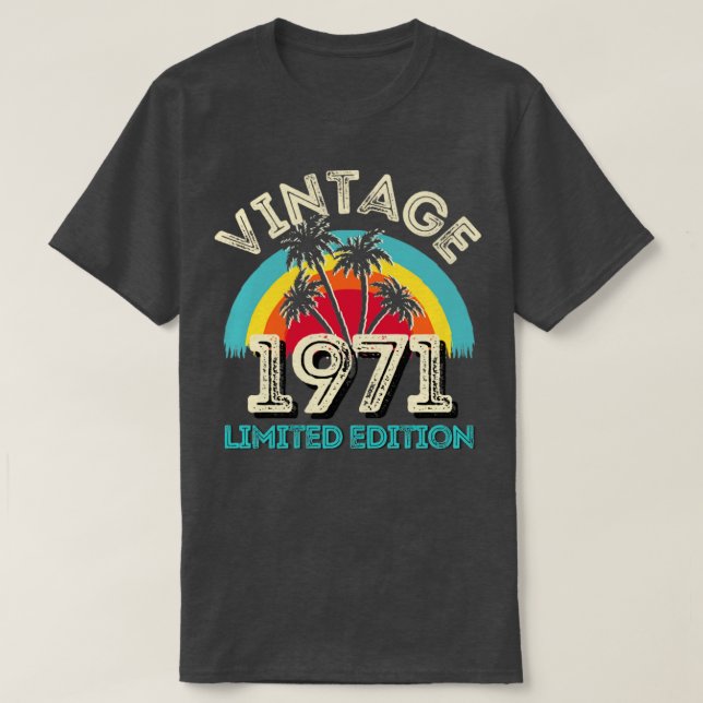 Vintage 1971 limited edition1 T-Shirt (Design Front)