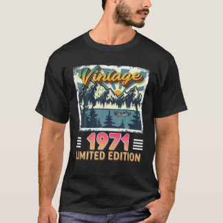 Vintage 1971 Limited Edition 51St Birthday 51 Year T-Shirt