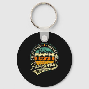 Vintage 1971 Limited Edition 55 Year Old 55th Birt Key Ring