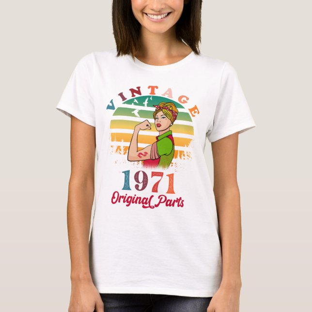 Vintage 1971 Original Parts T-Shirt (Front)