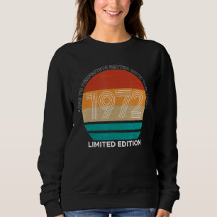 Vintage 1972 50th Birthday Party Sweatshirt