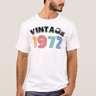 Vintage 1972 52nd Birthday T-Shirt