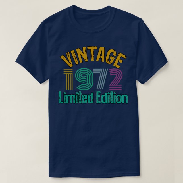 Vintage 1972 limited edition T-Shirt (Design Front)