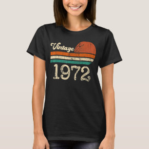 Vintage 1972 Made In 1972 51st Birthday Outfit 51 T-Shirt