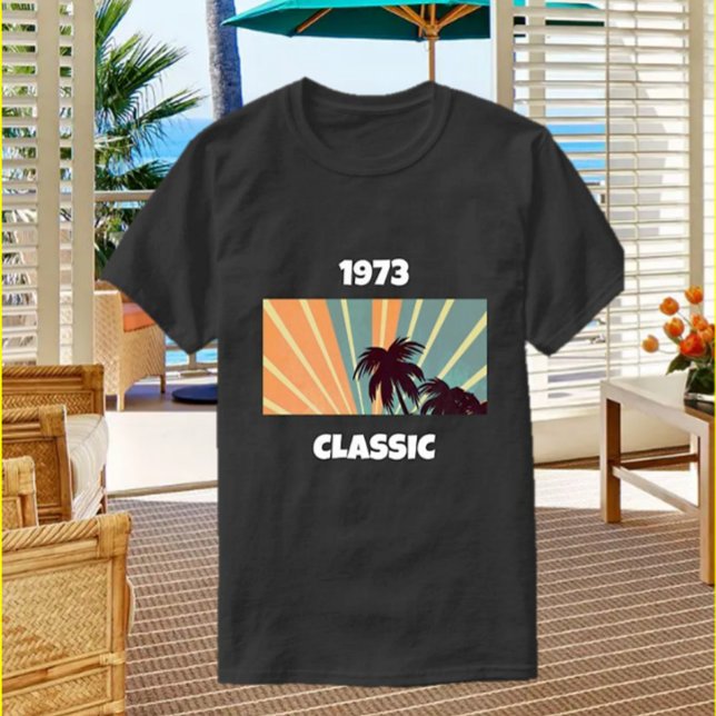 Vintage 1973 50th Year - Personalise T-Shirt (Creator Uploaded)