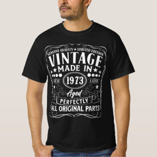 Vintage 1973 – Aged Perfectly Design T-Shirt