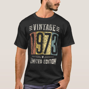 Vintage 1973 Birth Year  50 Years Old T-Shirt