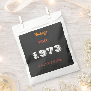 Vintage 1973 Favour Bag – 53rd Birthday Party Gift