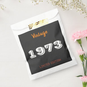 Vintage 1973 Favour Bag – 53rd Birthday Party Gift