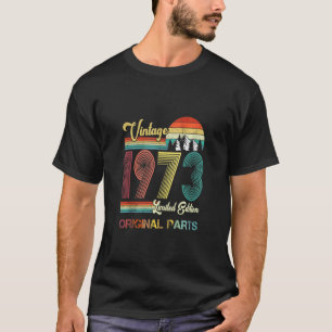 Vintage 1973 Original Parts 48th Birthday T-Shirt