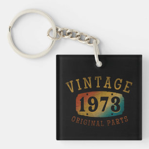 VINTAGE 1973 ORIGINAL PARTS KEY RING