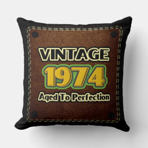 Vintage 1974 - Aged To Perfection Cushion
