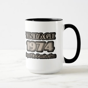 Vintage 1974 - Aged To Perfection Mug