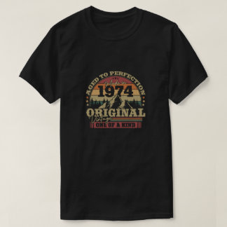 Vintage 1974 Birthday Gift T-Shirt