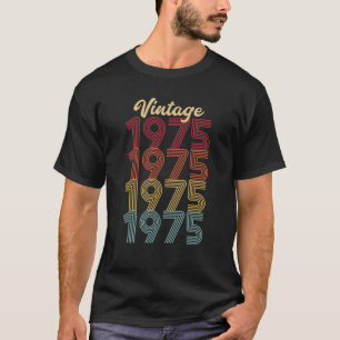 Vintage 1975 Aged To Perfection 50th Birthday T-Shirt