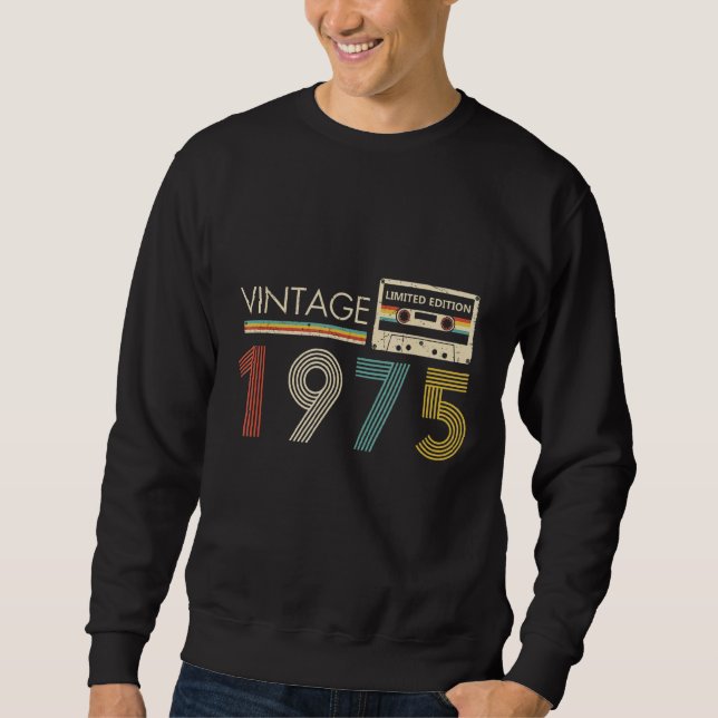 Vintage 1975  Cassette Sweatshirt (Front)