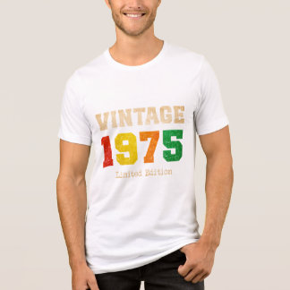 Vintage 1975 Limited Edition – 50th Birthday Retro Tri-Blend Shirt