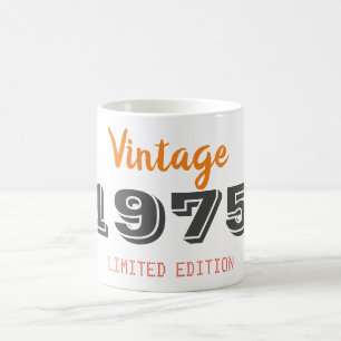 Vintage 1975 Limited Edition Coffee Mug – 50th