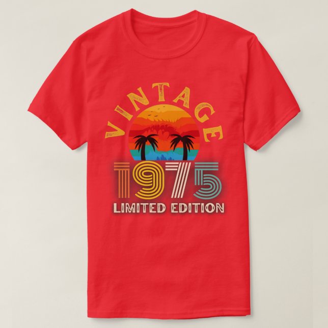 Vintage 1975 limited edition T-Shirt (Design Front)