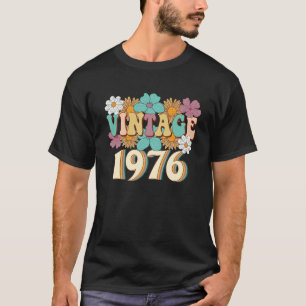 Vintage 1976 47 Year Old 47Th Birthday Decorations T-Shirt