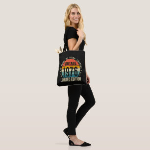 Vintage 1976 50th Birthday Born In 1976 Tote Bag
