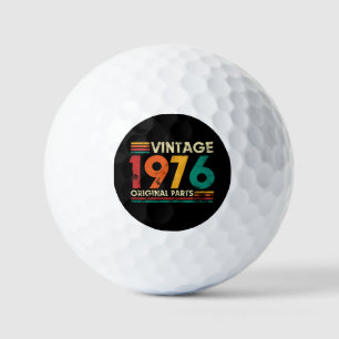 Vintage 1976 50th Birthday Golf Balls