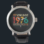 Vintage 1976 50th Birthday Watch<br><div class="desc">Vintage 1976 50th Birthday</div>