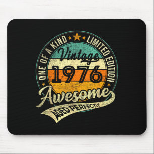 Vintage 1976 Limited Edition 50 Year Old 50th Birt Mouse Pad